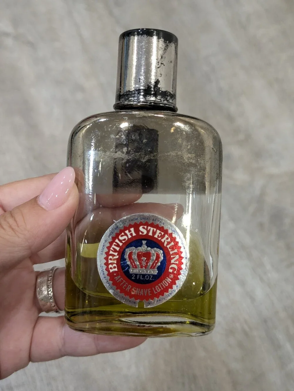 British Sterling After Shave Splash Discontinued